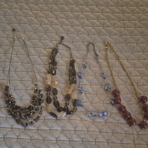 4 - Elegant Multi-Color Necklaces